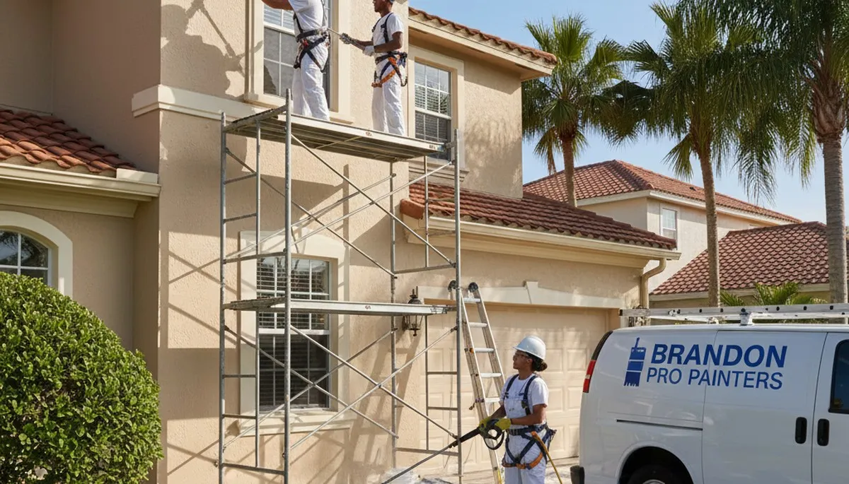 Lakeland, FL painting contractor team providing professional residential and commercial painting services