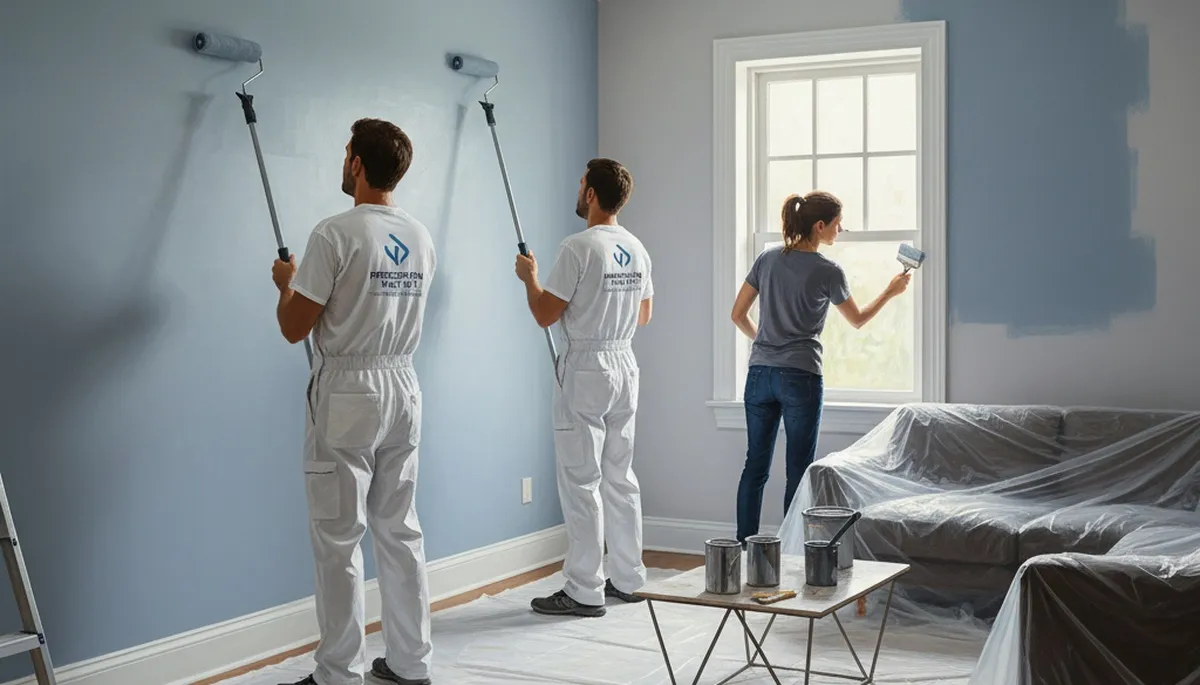 Interior house painting in Lakeland, FL by Lakeland Paint Pros for a fresh, durable finish