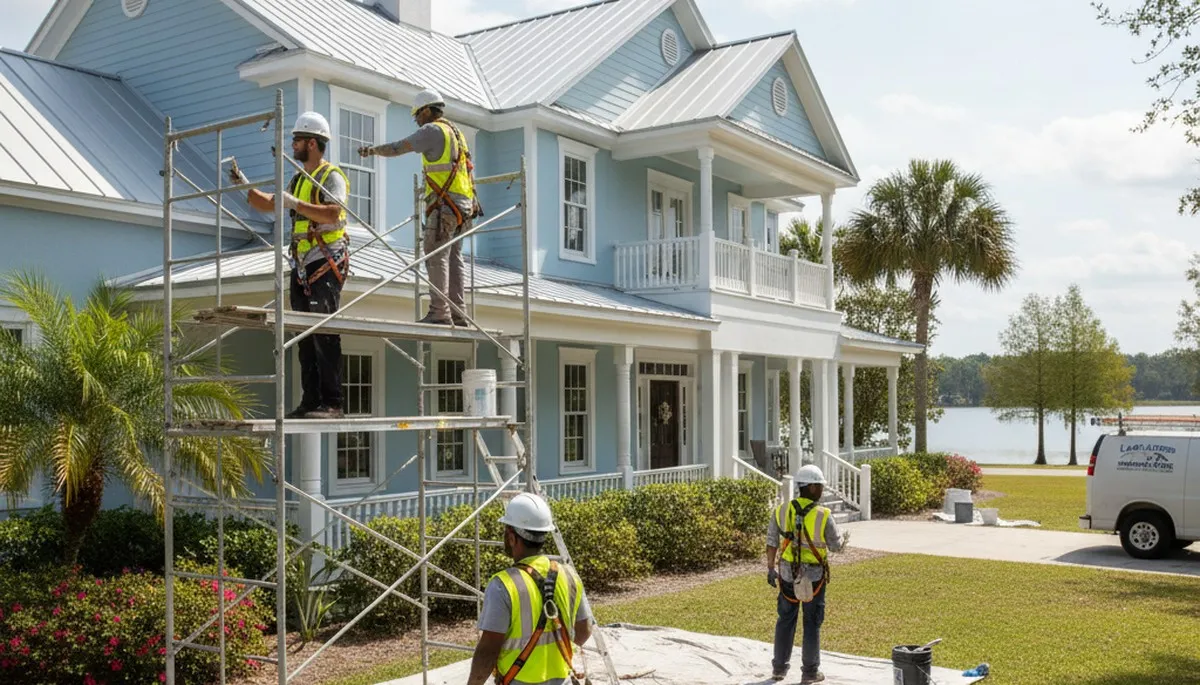 Professional painters in Lakeland, FL providing interior and exterior painting services